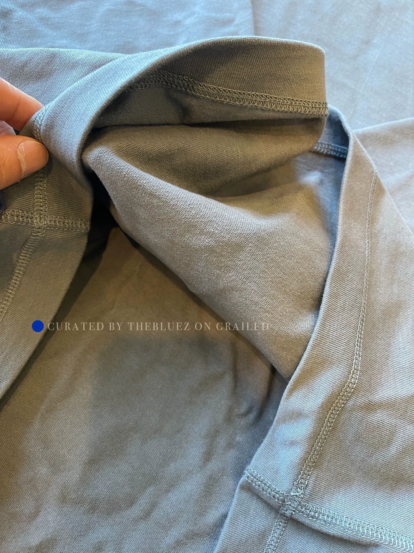 N.Hoolywood N.Hoolywood Blue Long Sleeve T-Shirt Size US M / EU 48-50 / 2 - 7 Thumbnail