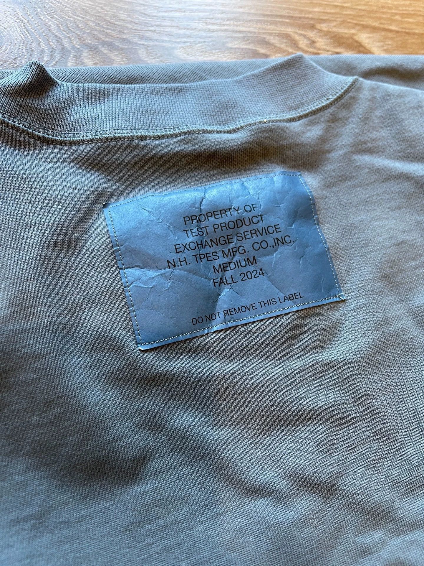 N.Hoolywood N.Hoolywood Blue Long Sleeve T-Shirt Size US M / EU 48-50 / 2 - 2 Thumbnail
