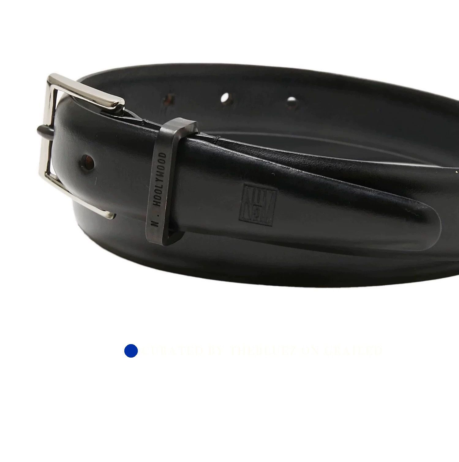 N.Hoolywood Minimalist Cowhide Belt - Black Size ONE SIZE - 2 Thumbnail