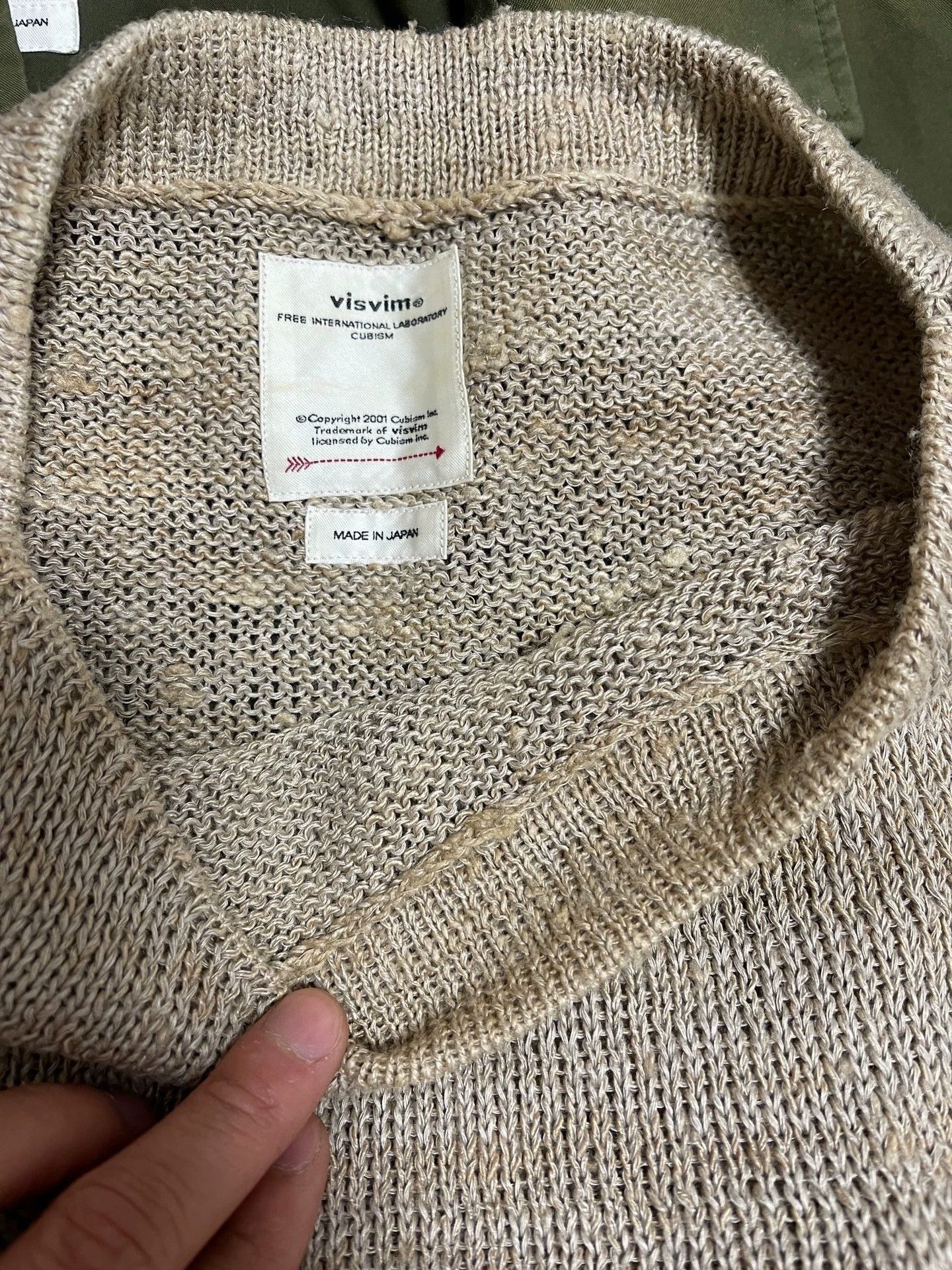 Visvim Handwoven Multi Linen Sweater, Size L Size US L / EU 52-54 / 3 - 5 Thumbnail