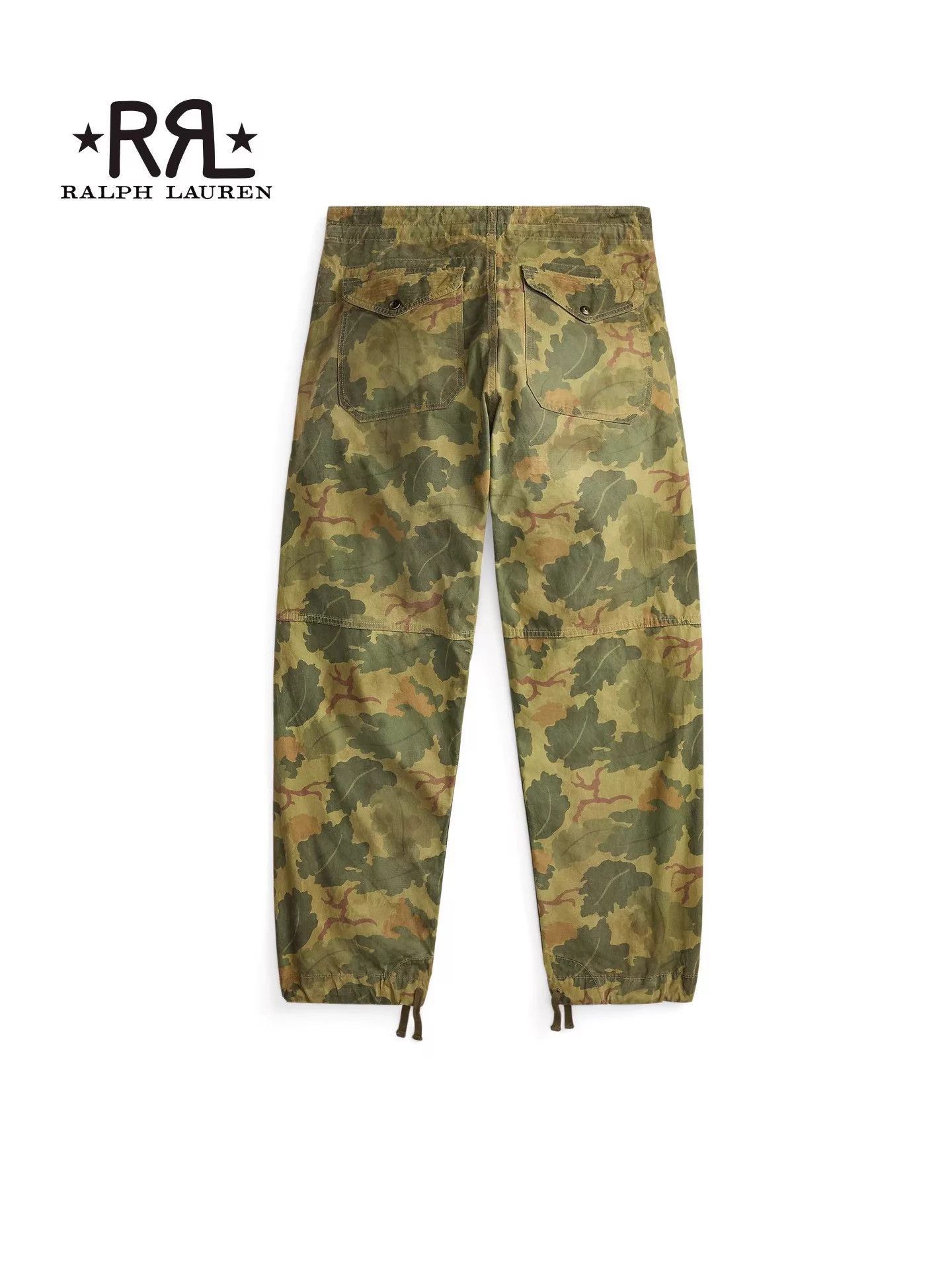 RRL Ralph Lauren Spring Ranger Camo Cargo Pants Size US 30 / EU 46 - 2 Thumbnail