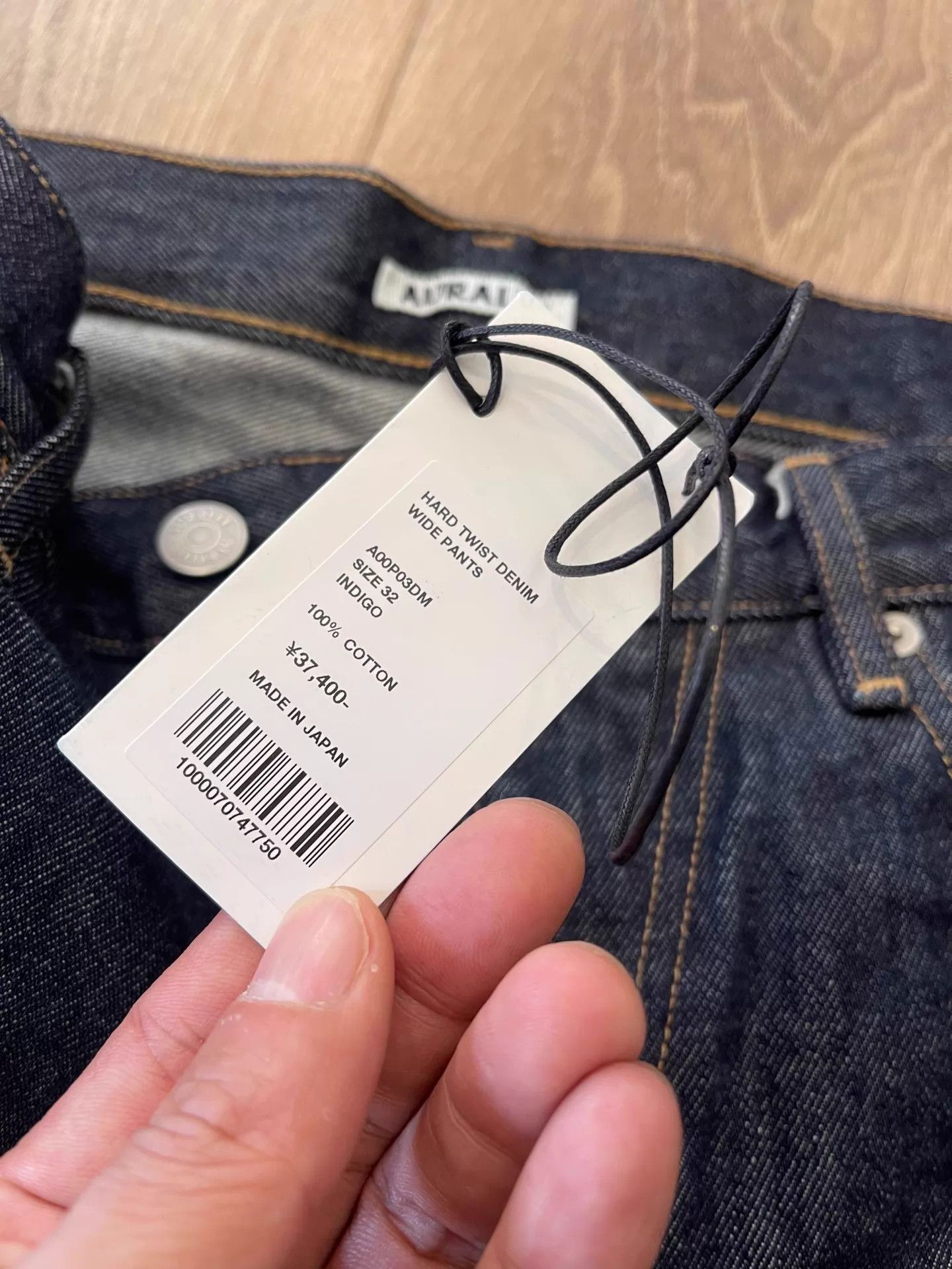 Auralee Hard Twist Rope Dyed Washed Jeans Size US 32 / EU 48 - 6 Thumbnail