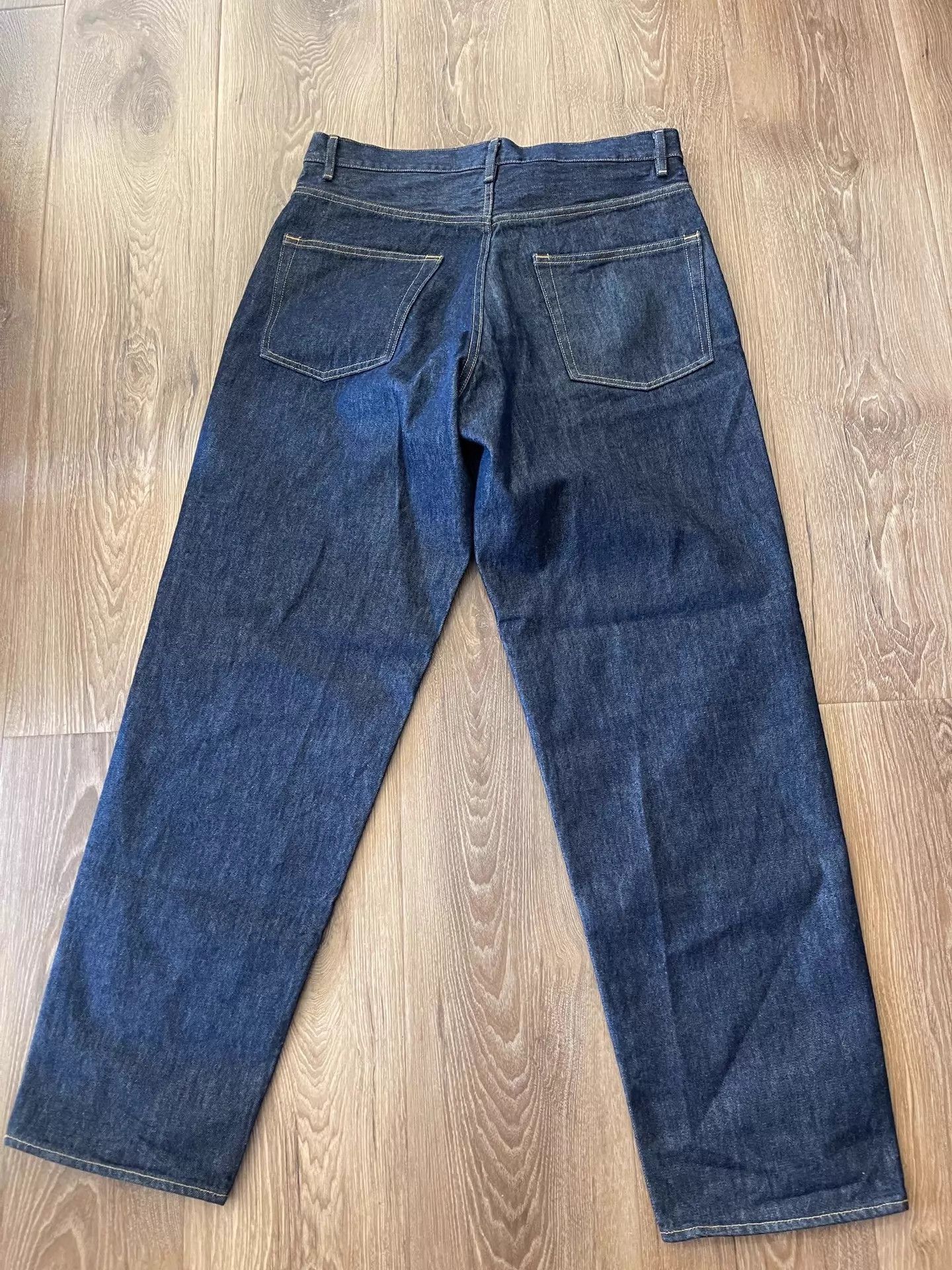 Auralee Hard Twist Rope Dyed Washed Jeans Size US 32 / EU 48 - 2 Thumbnail
