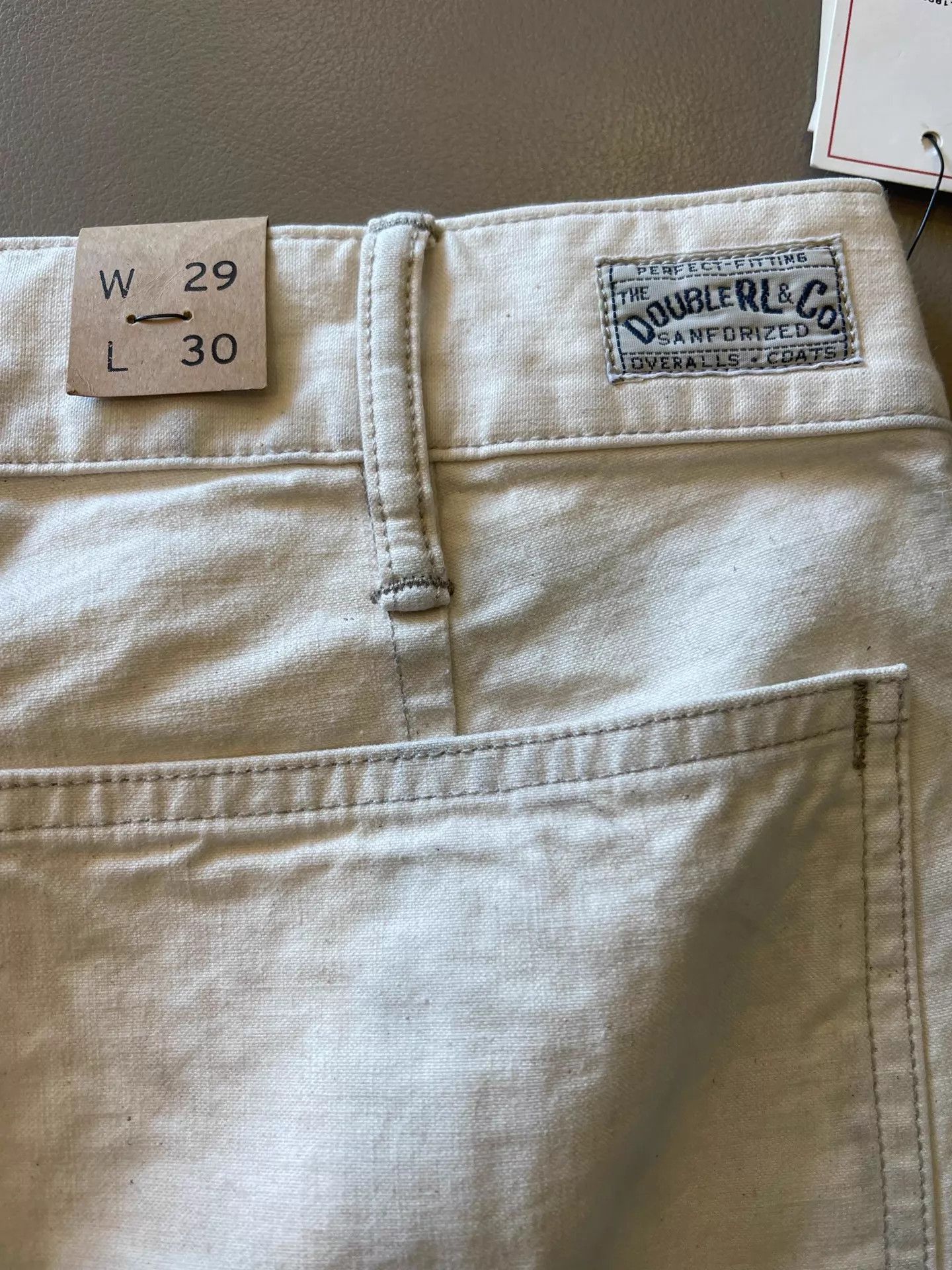 RRL Ralph Lauren Off-White Splatter Casual Pants Size US 30 / EU 46 - 6 Thumbnail
