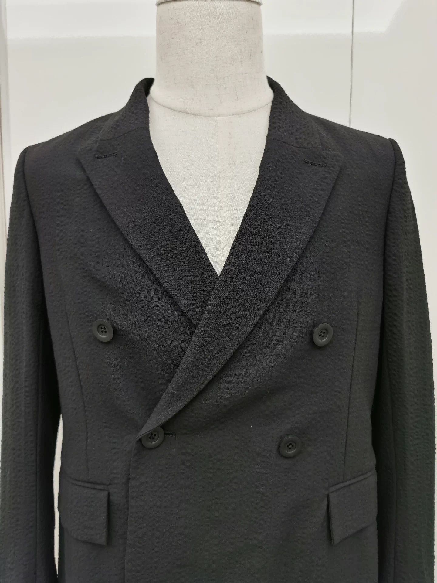 Rick Owens Sleek Short Double Breasted Blazer Size US M / EU 48-50 / 2 - 6 Thumbnail