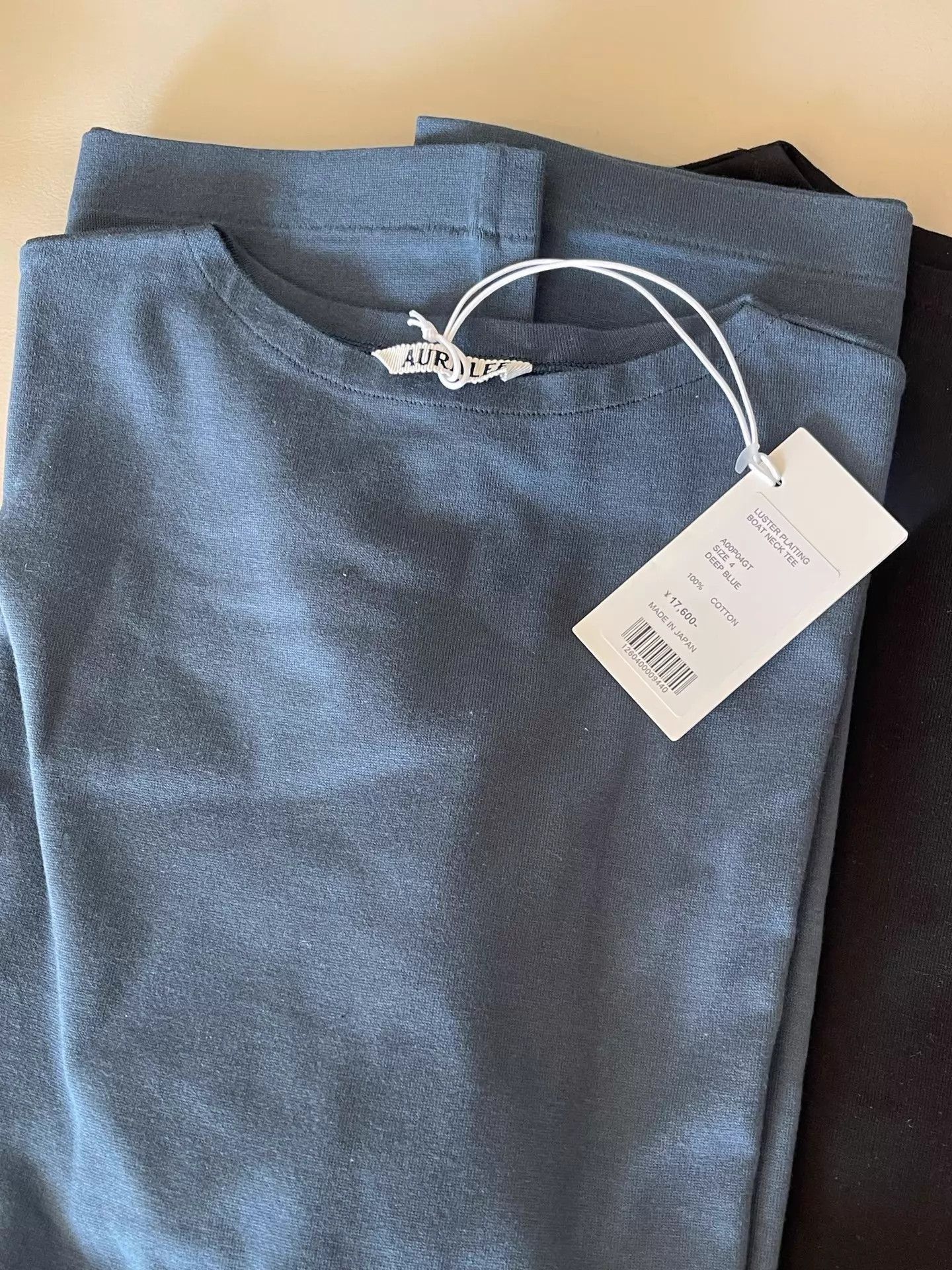Auralee Luster Plaiting Boat Neck Tee in Blue Size US XL / EU 56 / 4 - 3 Thumbnail