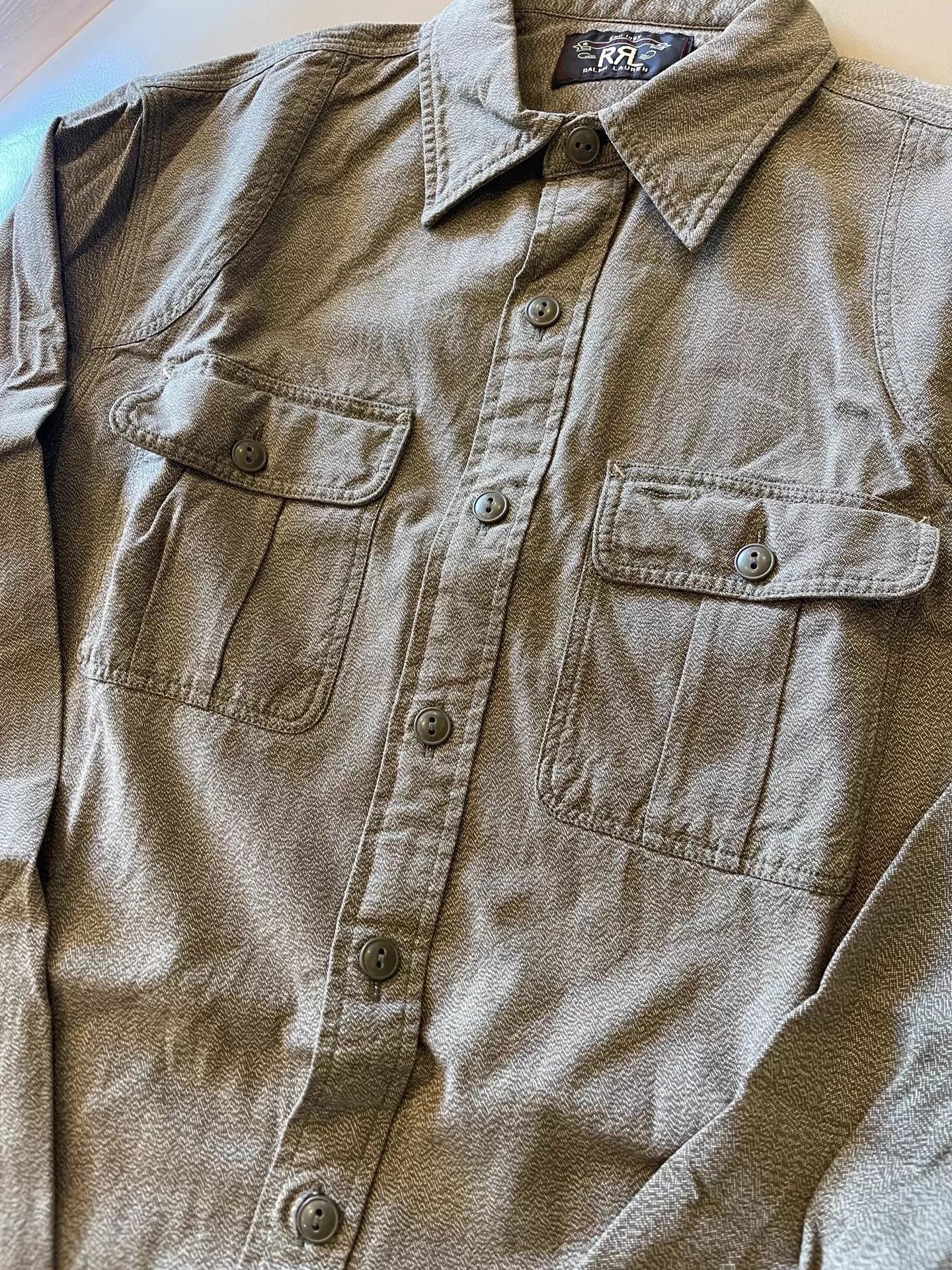 RRL Ralph Lauren RRL Multi Pepper & Salt Button-Up Shirt Size US S / EU 44-46 / 1 - 3 Thumbnail