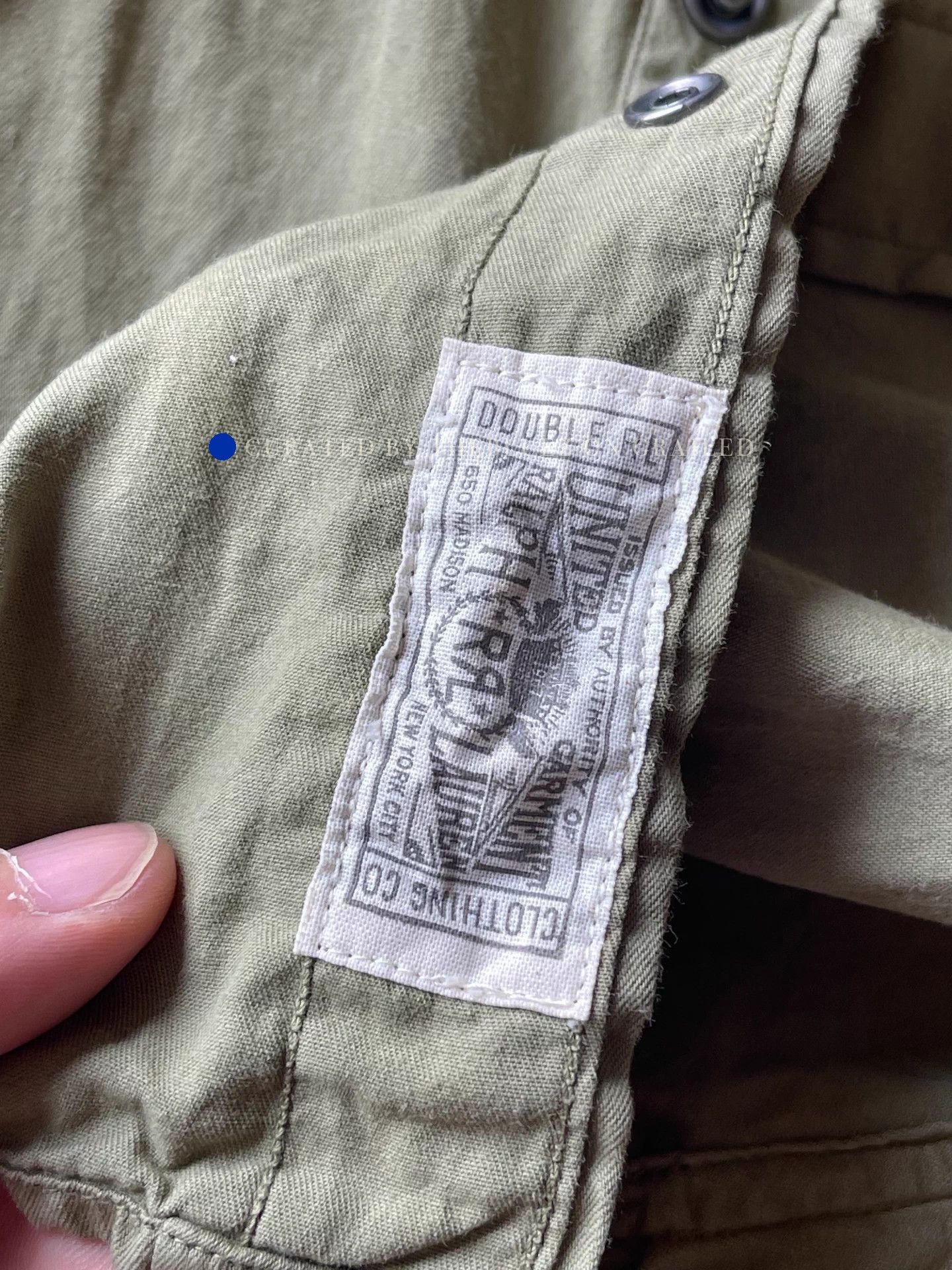 RRL Ralph Lauren Slim Fit Twill Western Shirt in Green Size US S / EU 44-46 / 1 - 8 Thumbnail