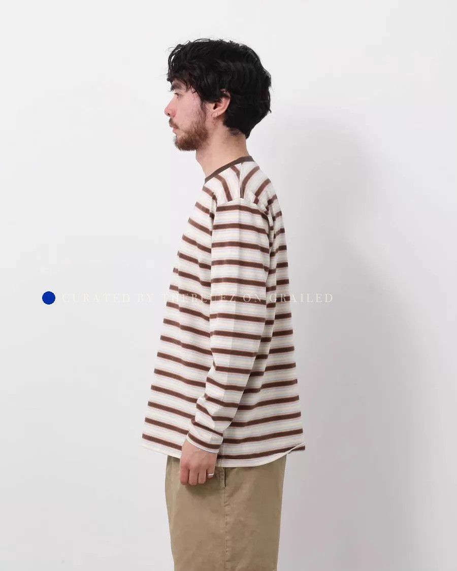 Auralee Gradient Stripe Long Sleeve Tee Size US L / EU 52-54 / 3 - 2 Thumbnail