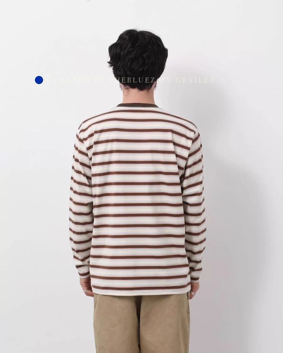 Auralee Gradient Stripe Long Sleeve Tee Size US L / EU 52-54 / 3 - 3 Thumbnail