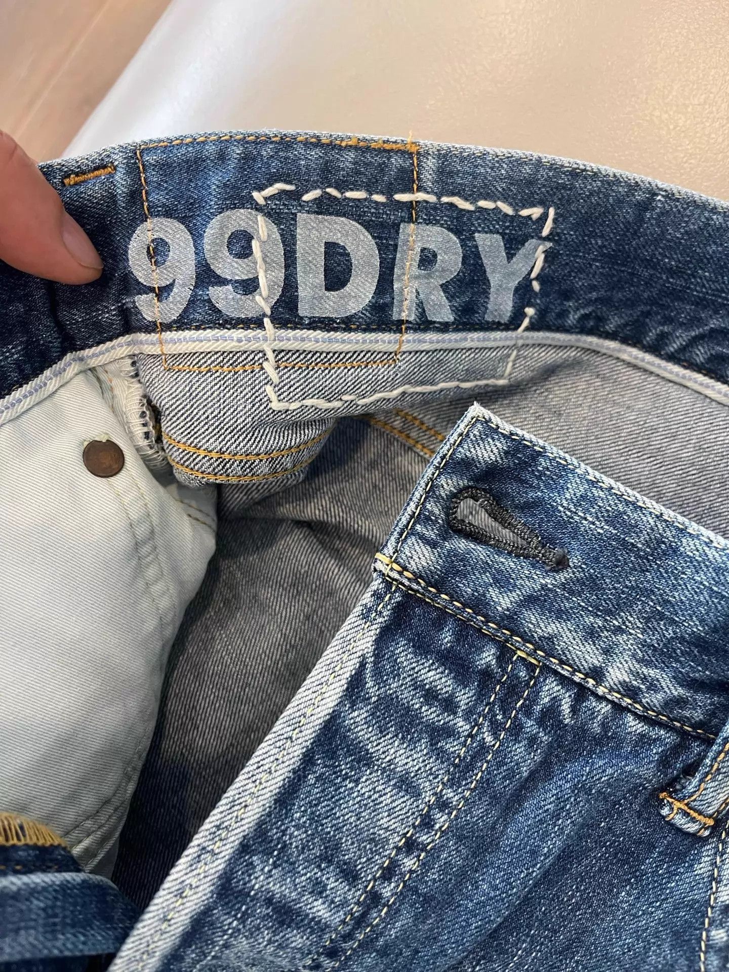 Visvim Unique Blue Denim Embroidered Shorts Size US 34 / EU 50 - 8 Thumbnail