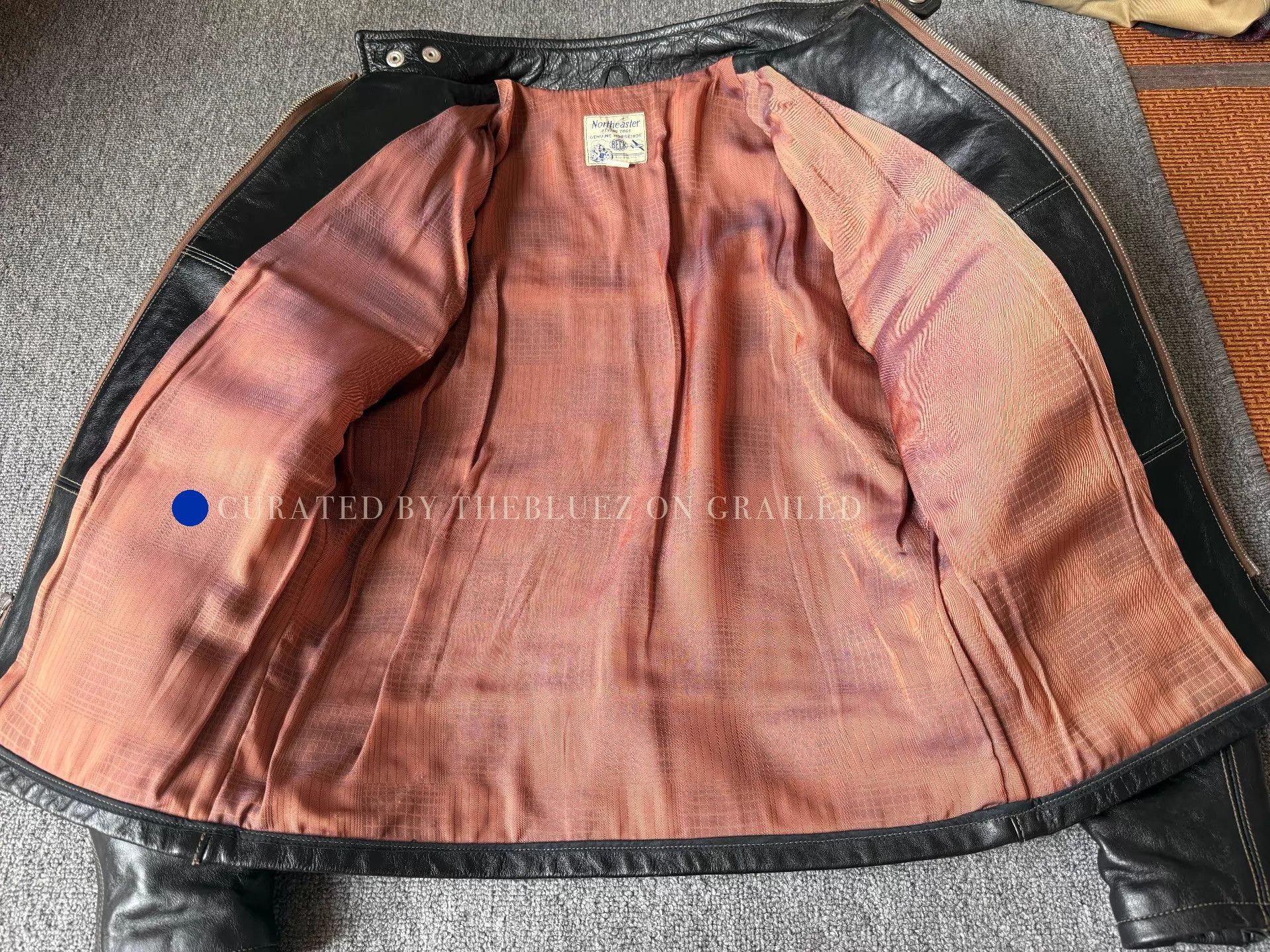 The Real McCoy's Chromexcel Horsehide Brown Leather Jacket Size US XXS / EU 40 - 4 Thumbnail