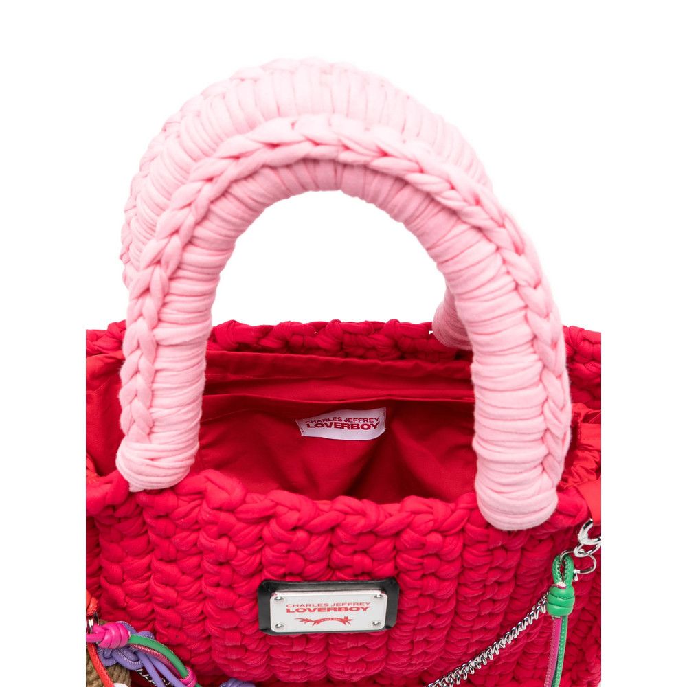 Charles Jeffrey LOVERBOY Charles Jeffrey Loverboy RED Tote Bags Size ONE SIZE - 3 Thumbnail
