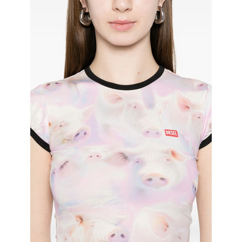 Diesel Diesel WHITE Tops - T-shirts & Jerseys Size XS / US 0-2 / IT 36-38 - 2 Thumbnail