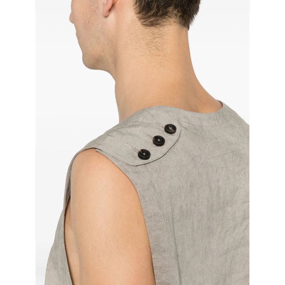 Ziggy Chen Ziggy Chen GREY T-Shirts & Vests - Vests & Tanks Size US S / EU 44-46 / 1 - 2 Thumbnail