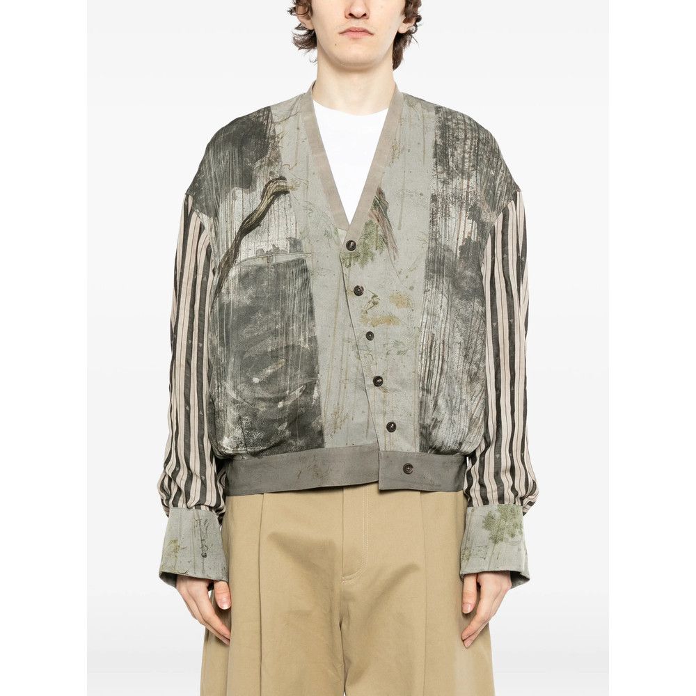 Ziggy Chen Ziggy Chen GREY Jackets - Bomber Jackets Size US L / EU 52-54 / 3 - 5 Thumbnail
