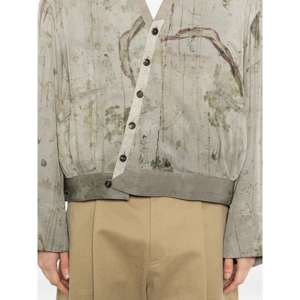 Ziggy Chen Ziggy Chen GREY Jackets - Bomber Jackets Size US L / EU 52-54 / 3 - 4 Thumbnail