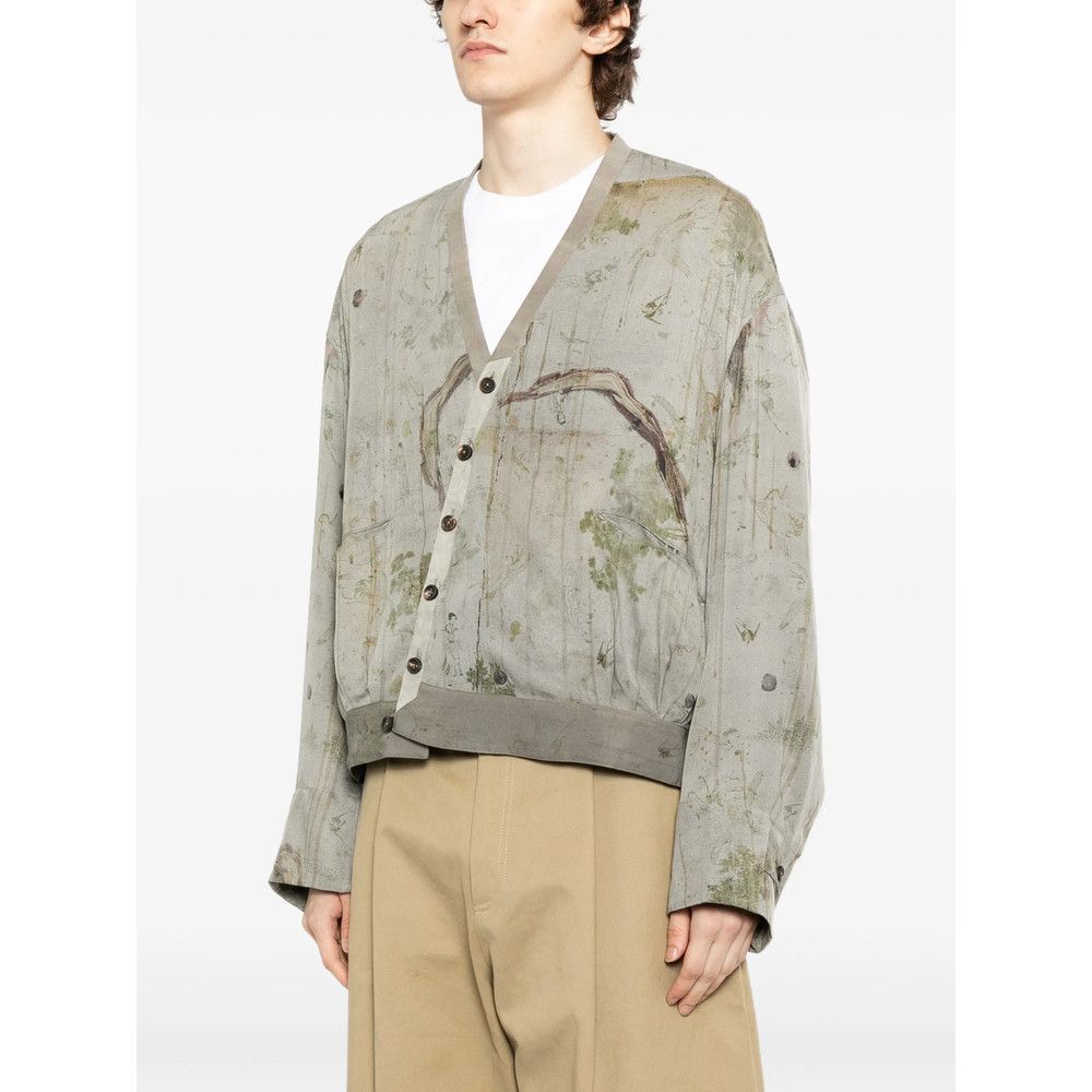Ziggy Chen Ziggy Chen GREY Jackets - Bomber Jackets Size US L / EU 52-54 / 3 - 6 Thumbnail