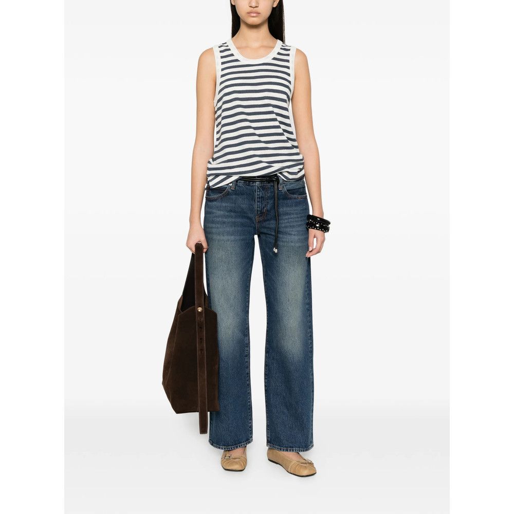Frame Frame BLUE Denim - Wide-Leg Jeans Size 25" / US 0 / IT 36 - 3 Thumbnail