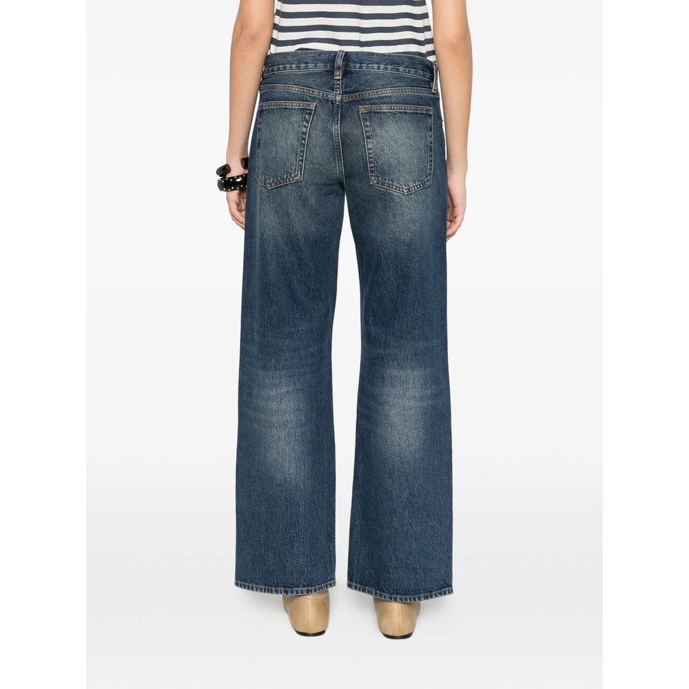 Frame Frame BLUE Denim - Wide-Leg Jeans Size 29" - 4 Thumbnail