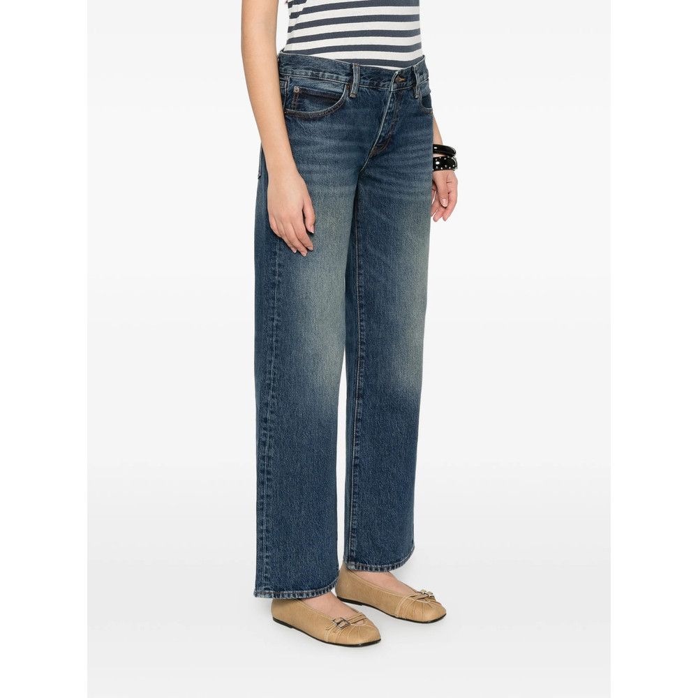 Frame Frame BLUE Denim - Wide-Leg Jeans Size 29" - 5 Thumbnail