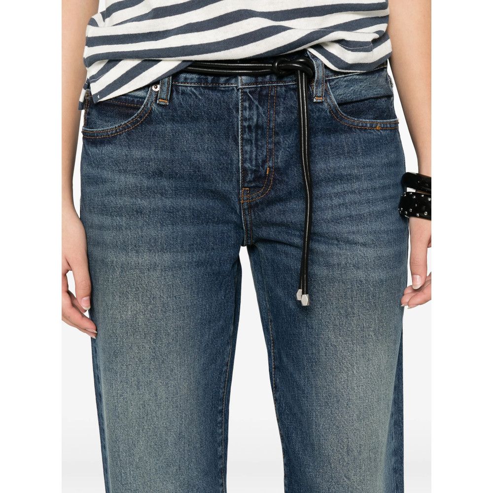 Frame Frame BLUE Denim - Wide-Leg Jeans Size 29" - 2 Thumbnail