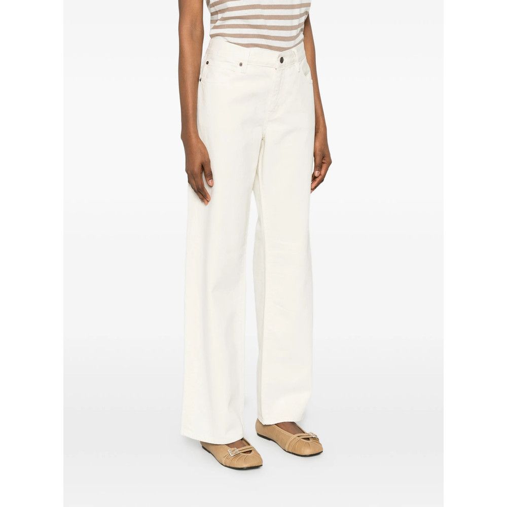 Frame Frame WHITE Denim - Wide-Leg Jeans Size 26" / US 2 / IT 38 - 5 Thumbnail