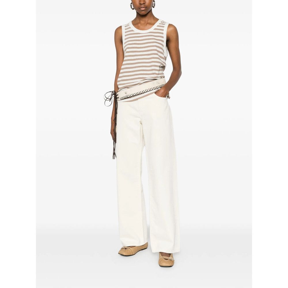 Frame Frame WHITE Denim - Wide-Leg Jeans Size 27" / US 4 / IT 40 - 4 Thumbnail