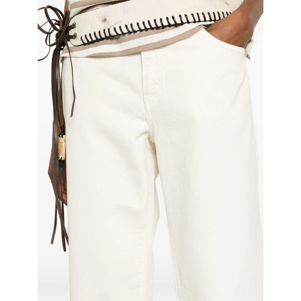Frame Frame WHITE Denim - Wide-Leg Jeans Size 27" / US 4 / IT 40 - 3 Thumbnail