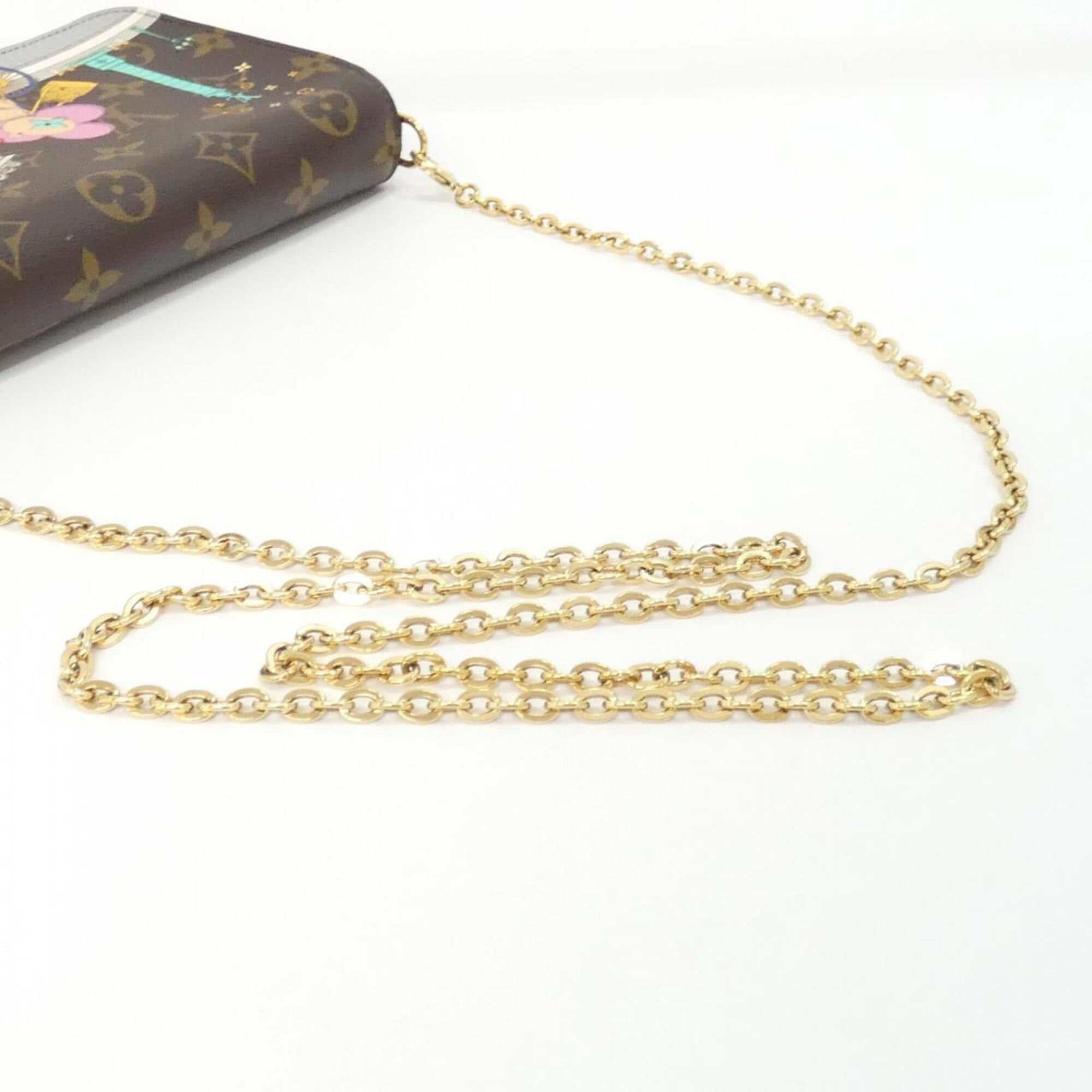 Louis Vuitton Louis Vuitton Monogram (Vivienne Holiday) Pochette Felicie M81545 Shoulder Bag Size ONE SIZE - 7 Thumbnail