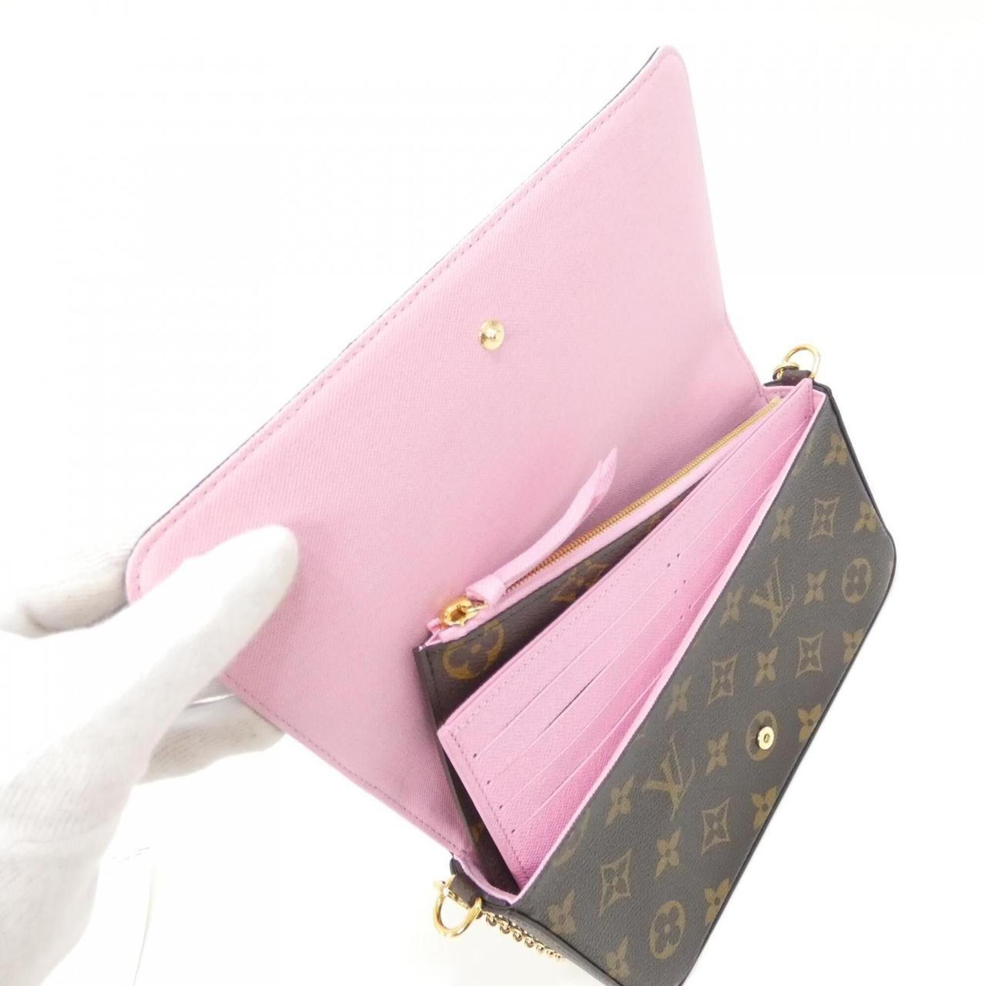 Louis Vuitton Louis Vuitton Monogram (Vivienne Holiday) Pochette Felicie M81545 Shoulder Bag Size ONE SIZE - 8 Thumbnail
