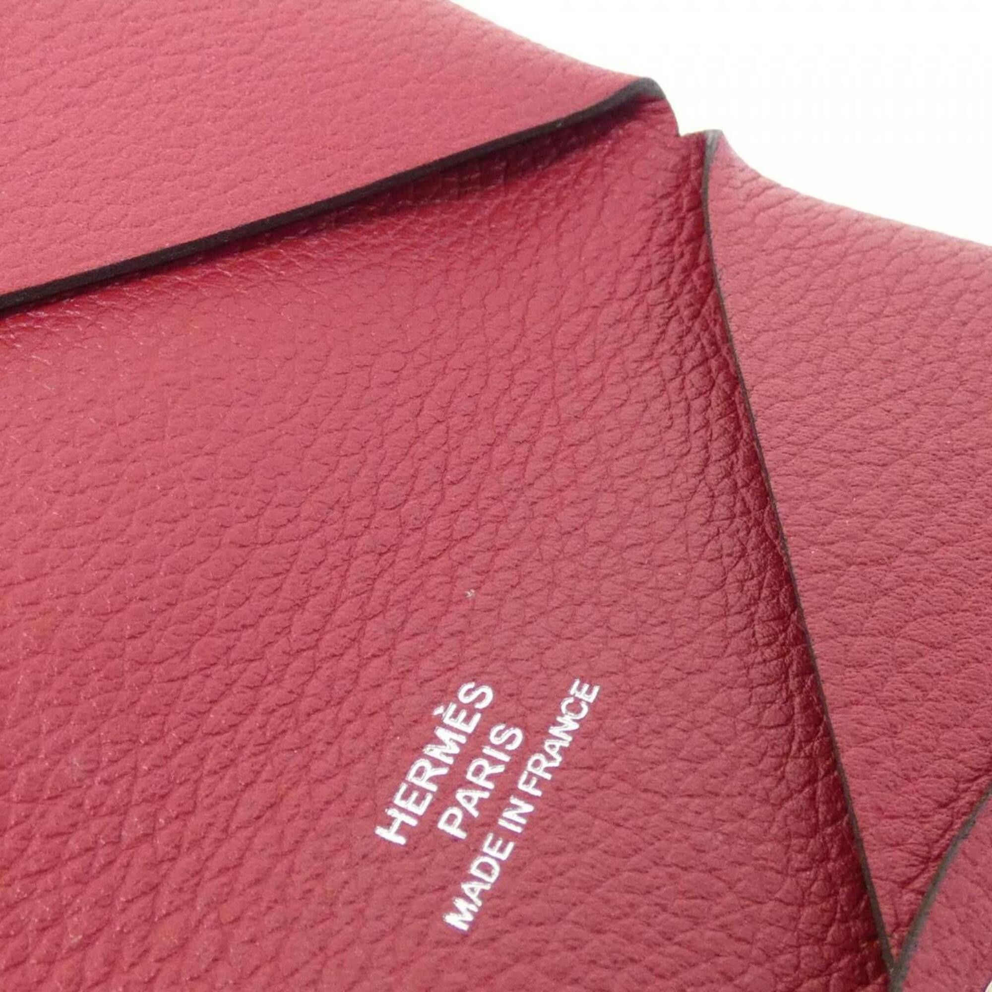 Hermes Hermes Calvi 064954CK Business Card Holder/Card Case Size ONE SIZE - 7 Thumbnail