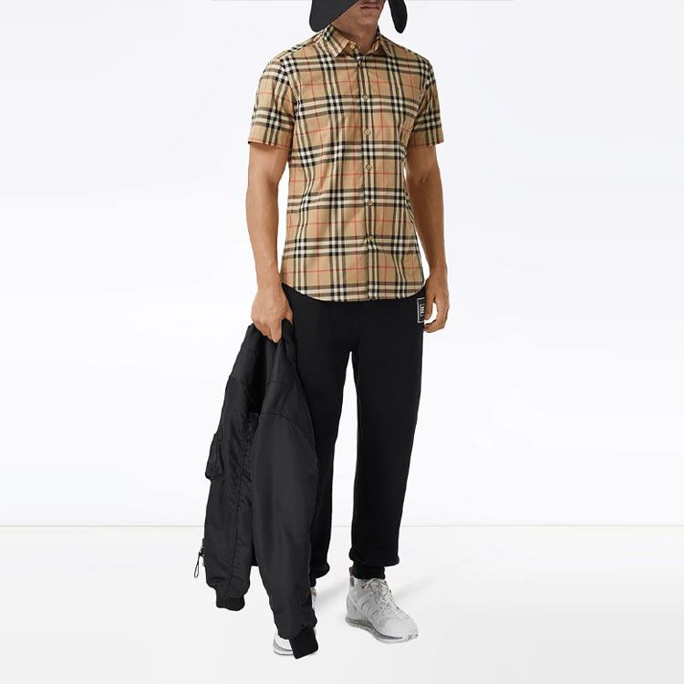 Burberry Burberry Check Short Sleeve Button Up Shirt Size M Size US M / EU 48-50 / 2 - 10 Thumbnail