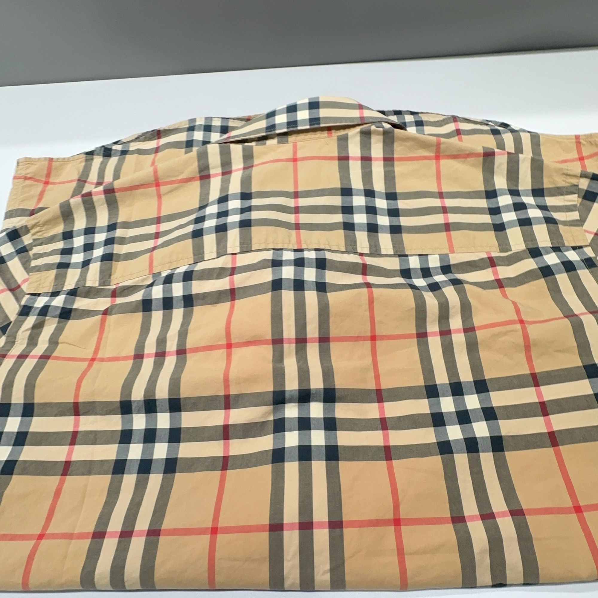 Burberry Burberry Check Short Sleeve Button Up Shirt Size M Size US M / EU 48-50 / 2 - 8 Thumbnail