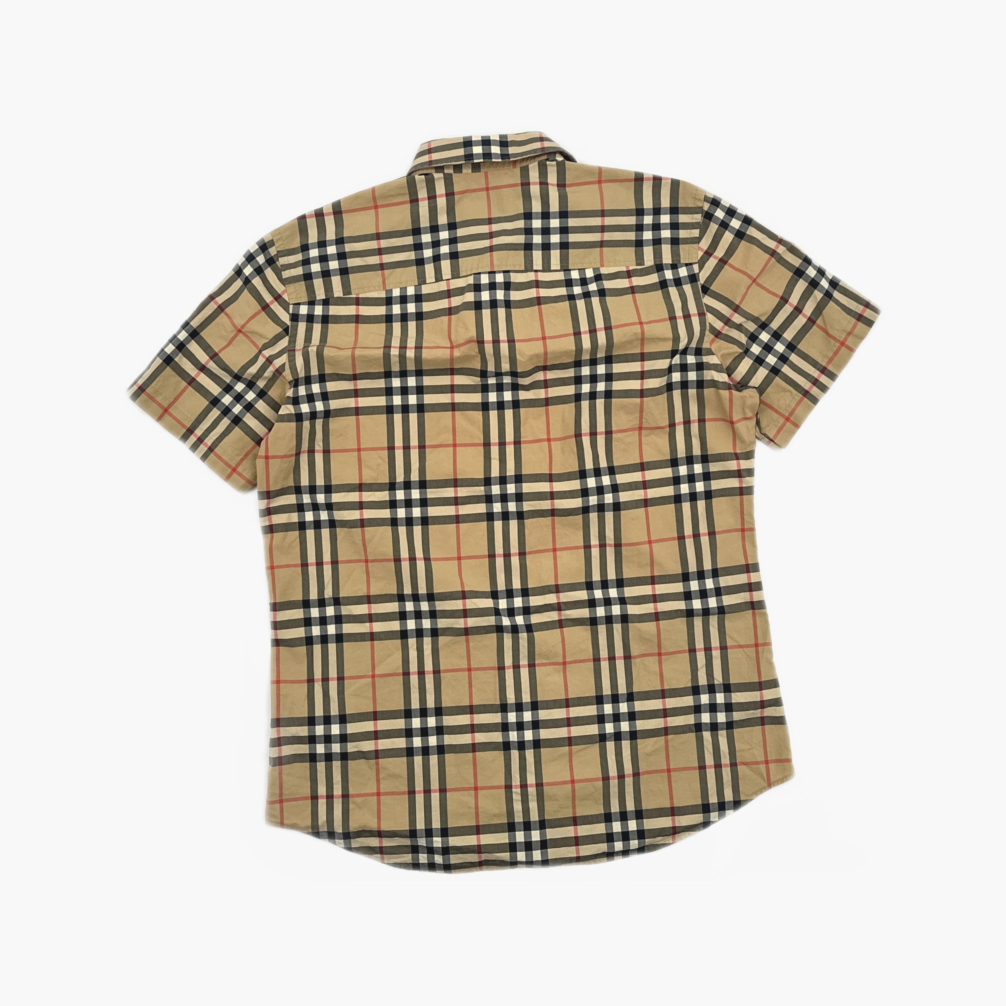 Burberry Burberry Check Short Sleeve Button Up Shirt Size M Size US M / EU 48-50 / 2 - 2 Thumbnail