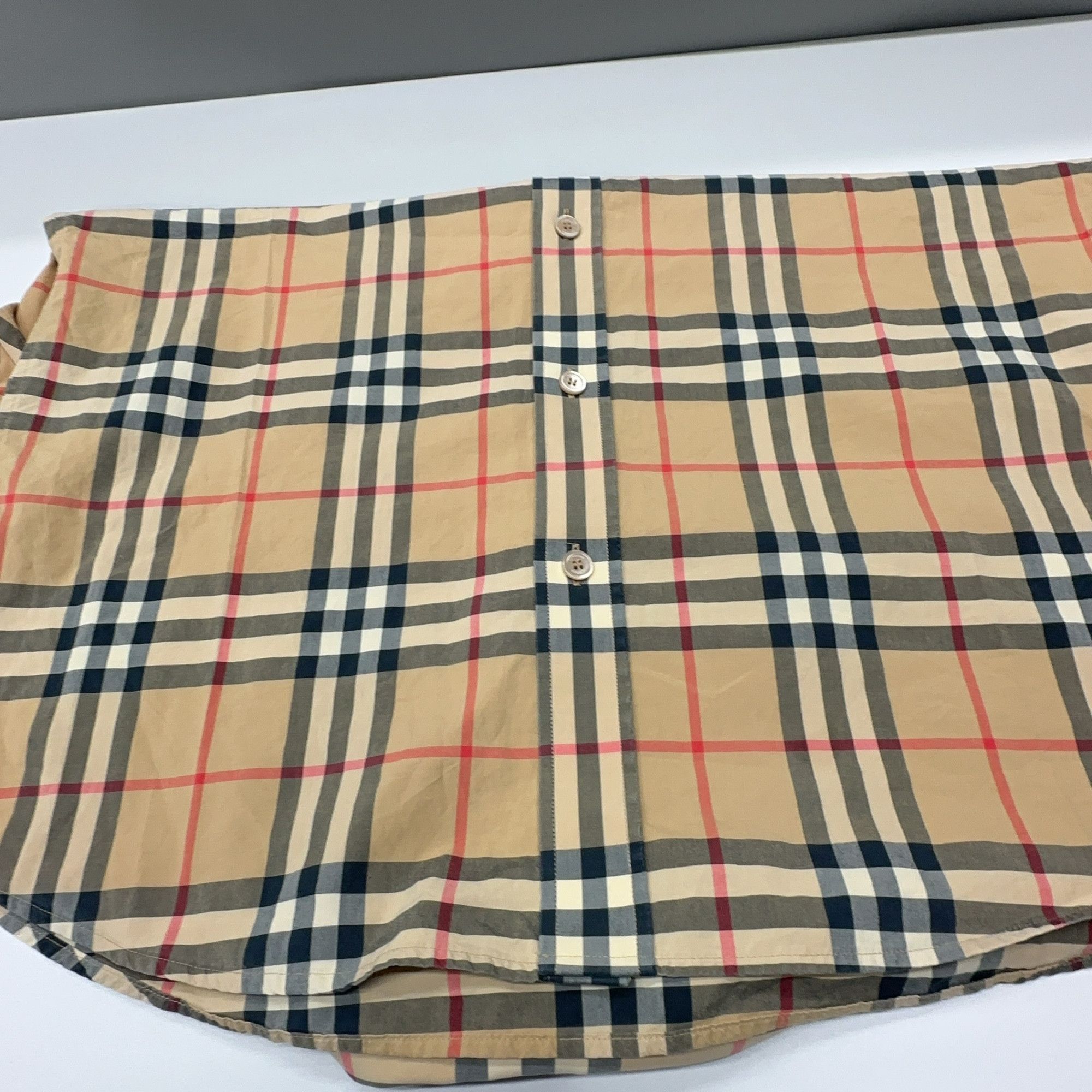 Burberry Burberry Check Short Sleeve Button Up Shirt Size M Size US M / EU 48-50 / 2 - 7 Thumbnail