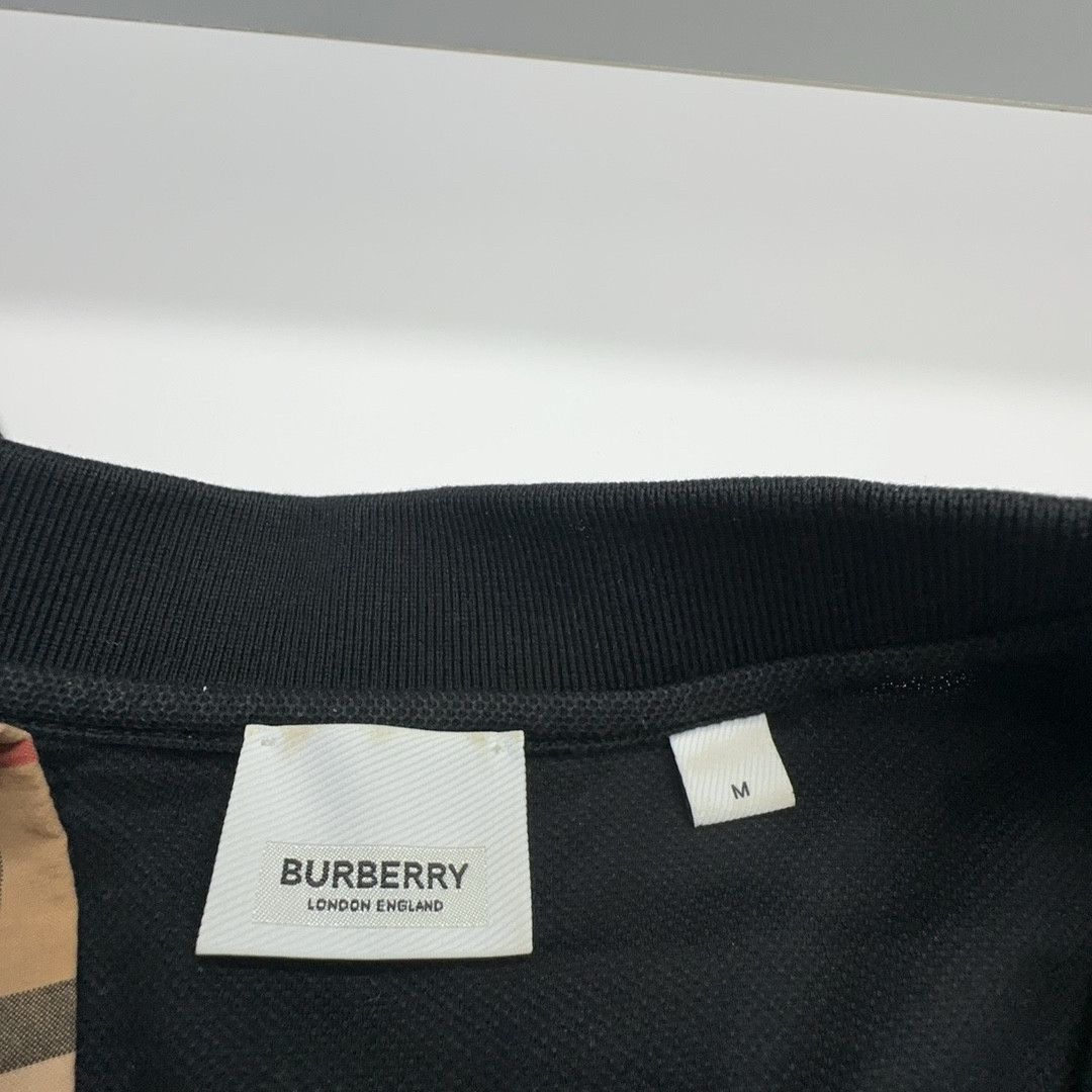 Burberry Burberry Check Placket Polo Shirt Size M Size US M / EU 48-50 / 2 - 3 Thumbnail