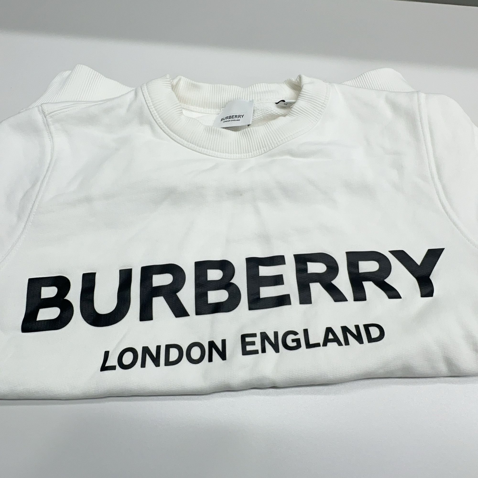 Burberry Burberry Logo Print Sweatshirt XS Size XS / US 0-2 / IT 36-38 - 7 Thumbnail
