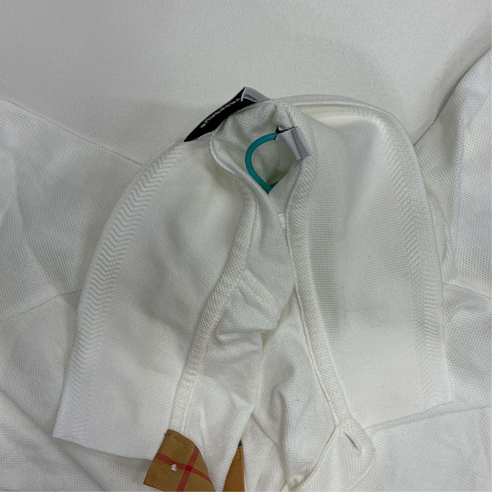 Burberry Burberry White Polo Shirt Size M Size US M / EU 48-50 / 2 - 4 Thumbnail