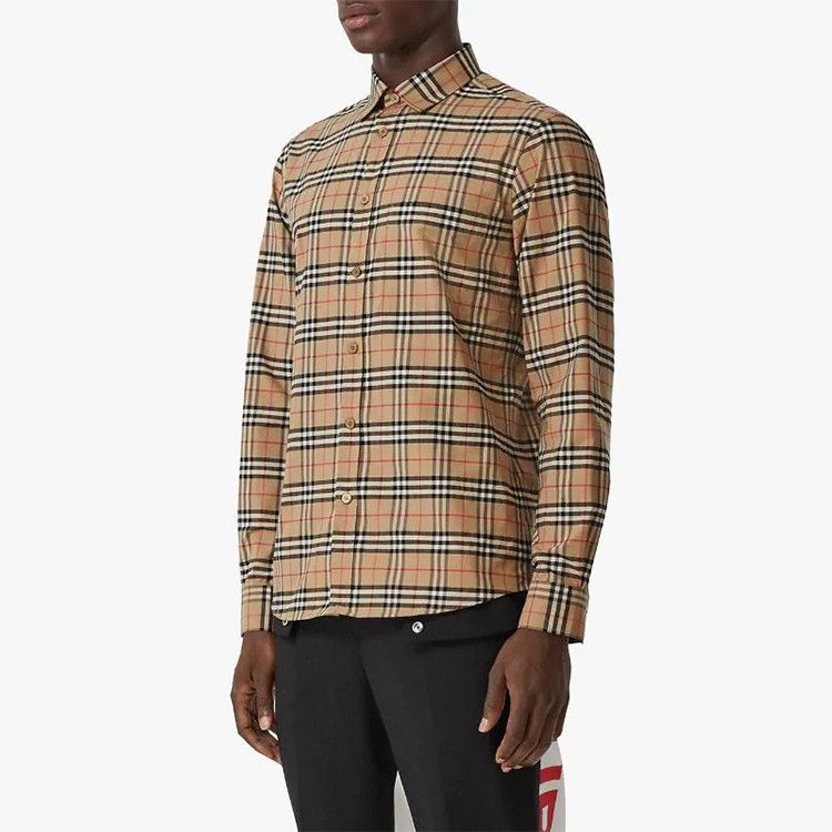 Burberry Burberry Check Button Up Shirt Size M Size US M / EU 48-50 / 2 - 11 Thumbnail