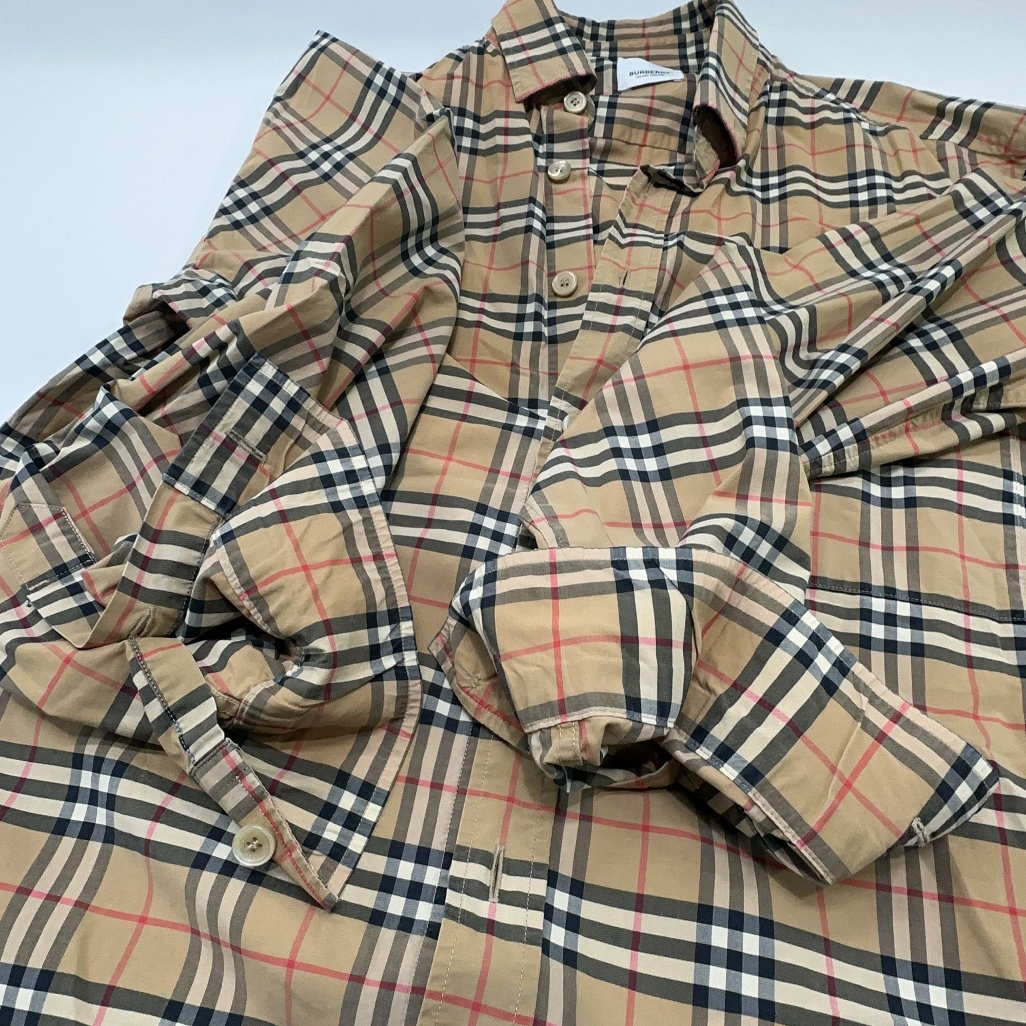Burberry Burberry Check Button Up Shirt Size M Size US M / EU 48-50 / 2 - 7 Thumbnail