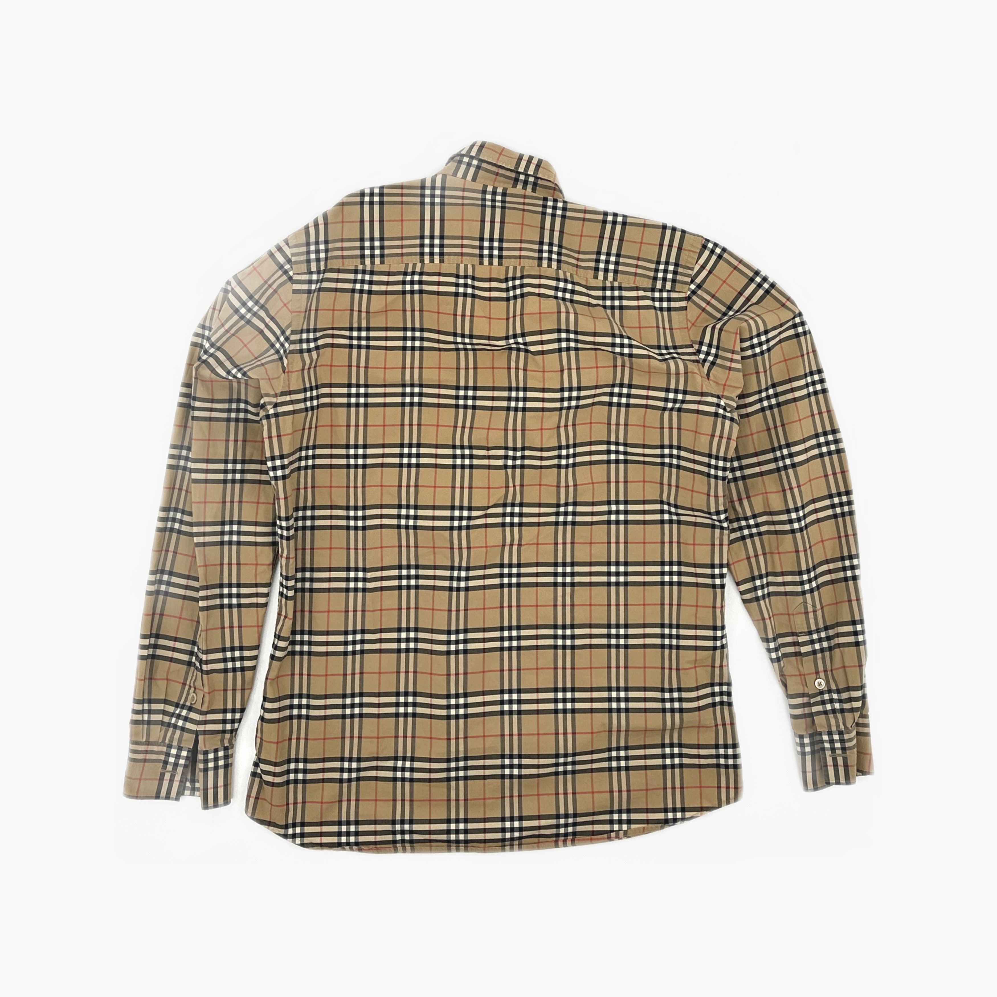 Burberry Burberry Check Button Up Shirt Size M Size US M / EU 48-50 / 2 - 2 Thumbnail