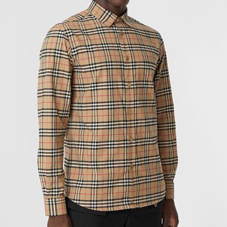 Burberry Burberry Check Button Up Shirt Size M Size US M / EU 48-50 / 2 - 12 Thumbnail