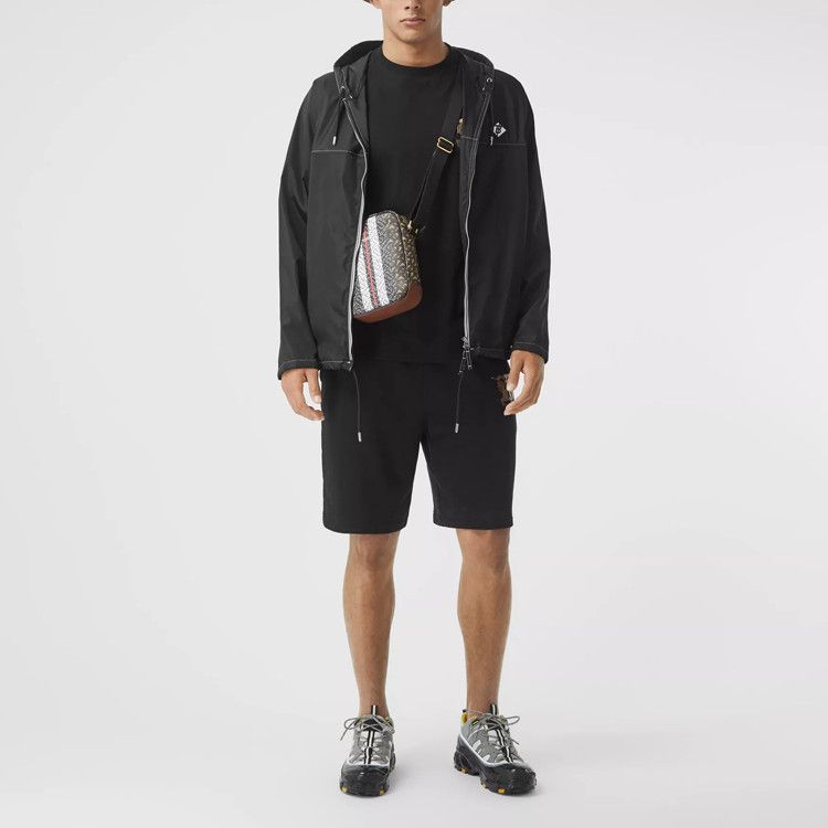 Burberry Burberry Logo Patch Hooded Light Jacket Size S Size US S / EU 44-46 / 1 - 17 Thumbnail