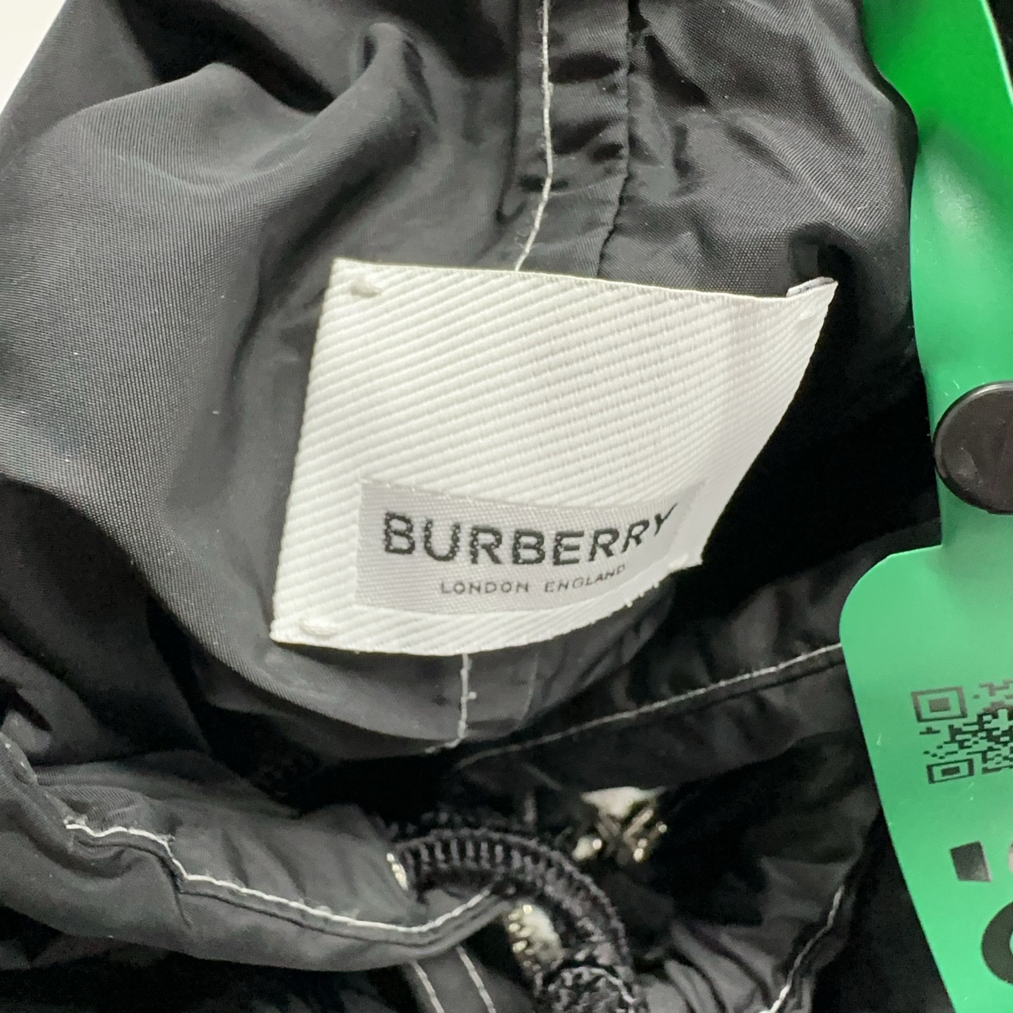 Burberry Burberry Logo Patch Hooded Light Jacket Size S Size US S / EU 44-46 / 1 - 5 Thumbnail