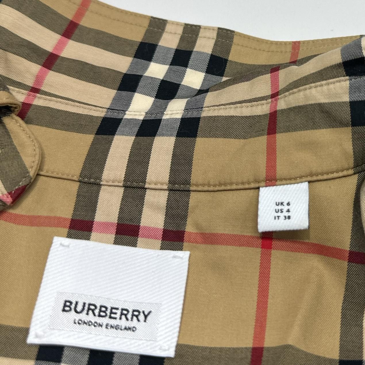 Burberry Burberry Check Button Up Shirt Size IT 38 Size XS / US 0-2 / IT 36-38 - 7 Thumbnail