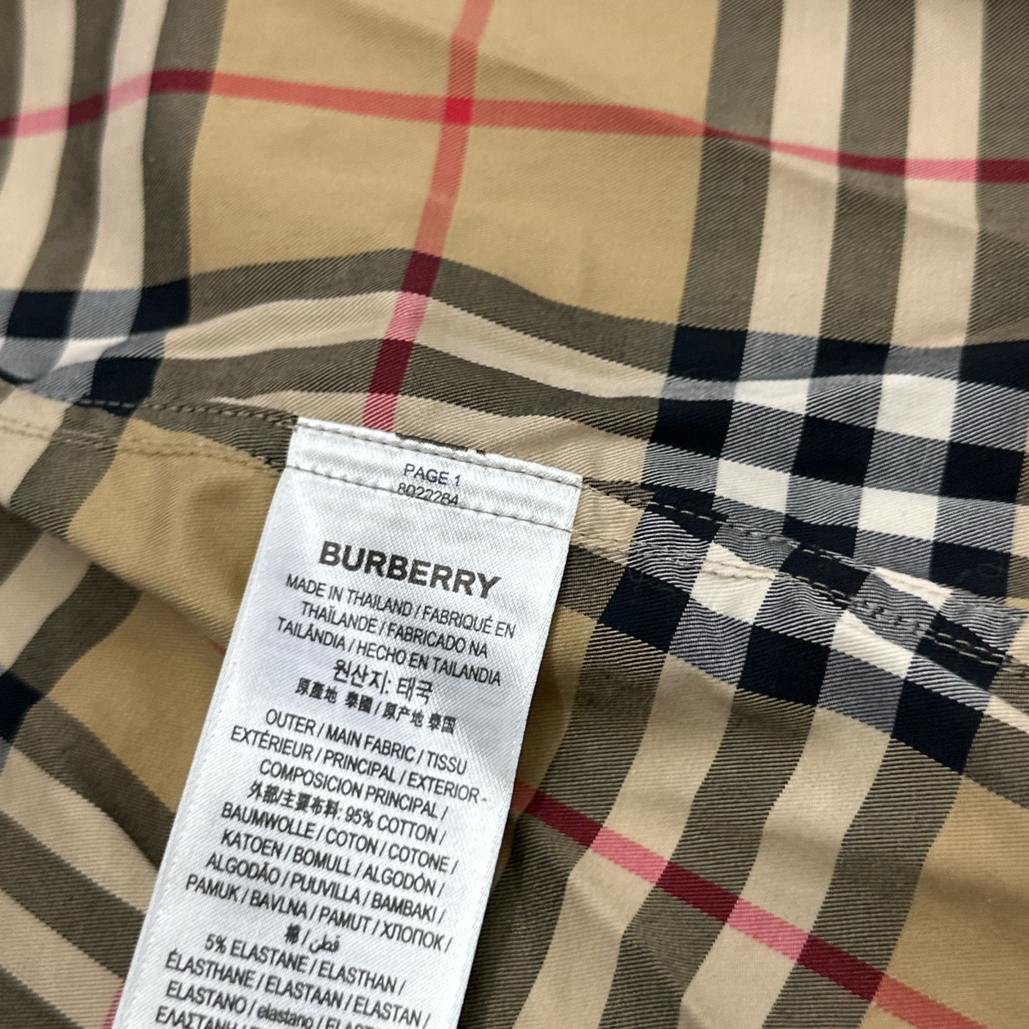 Burberry Burberry Check Button Up Shirt Size IT 38 Size XS / US 0-2 / IT 36-38 - 11 Thumbnail