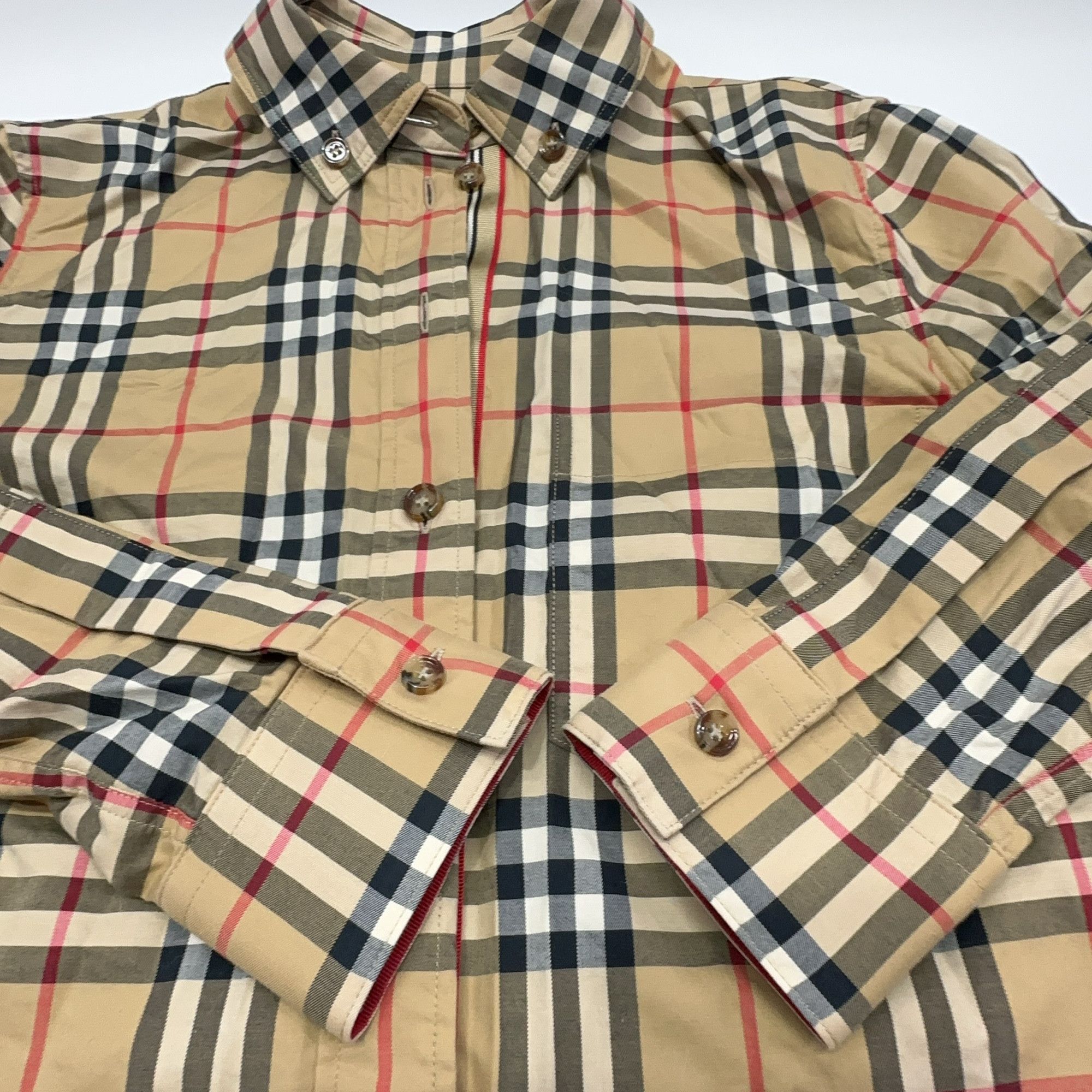 Burberry Burberry Check Button Up Shirt Size IT 38 Size XS / US 0-2 / IT 36-38 - 15 Thumbnail