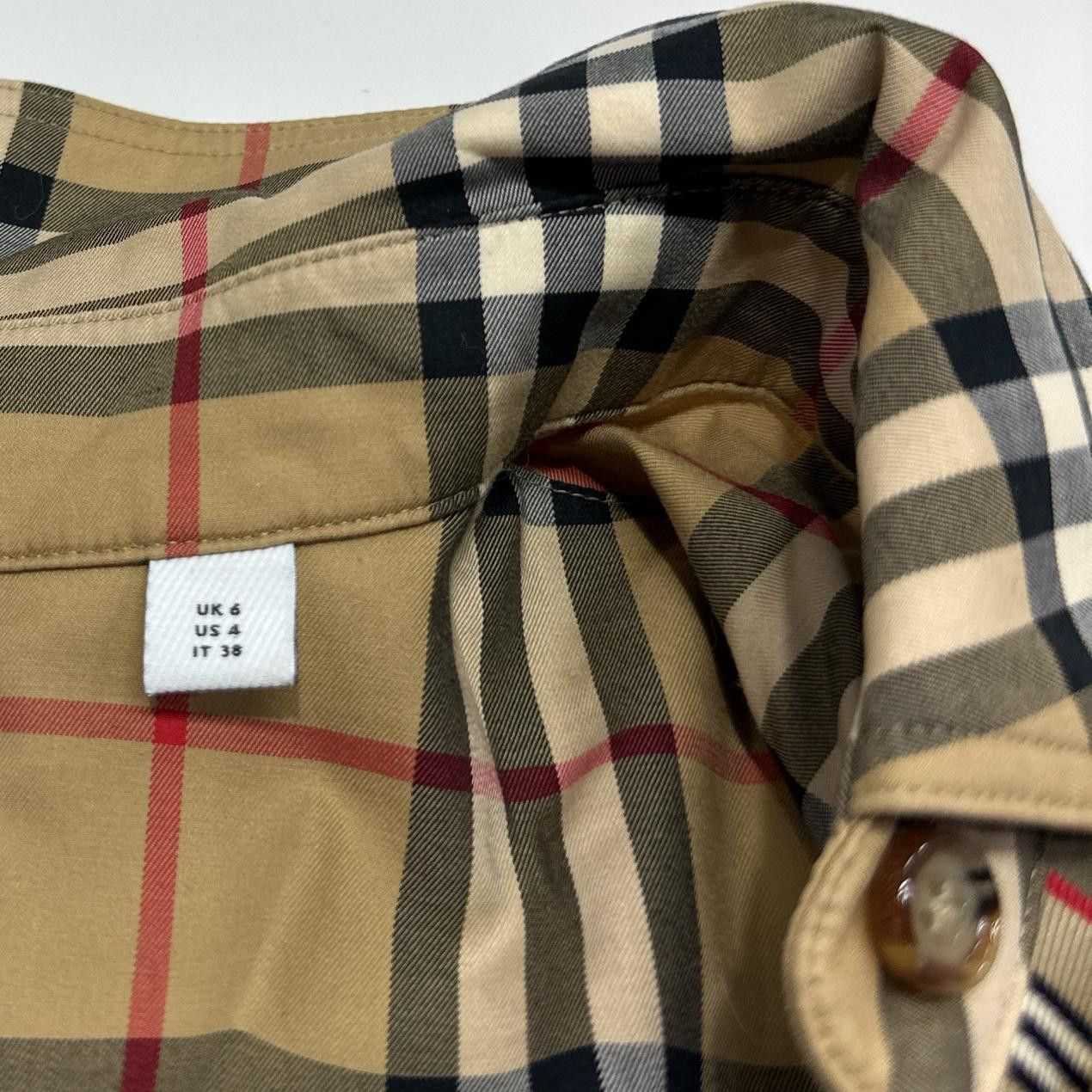 Burberry Burberry Check Button Up Shirt Size IT 38 Size XS / US 0-2 / IT 36-38 - 8 Thumbnail
