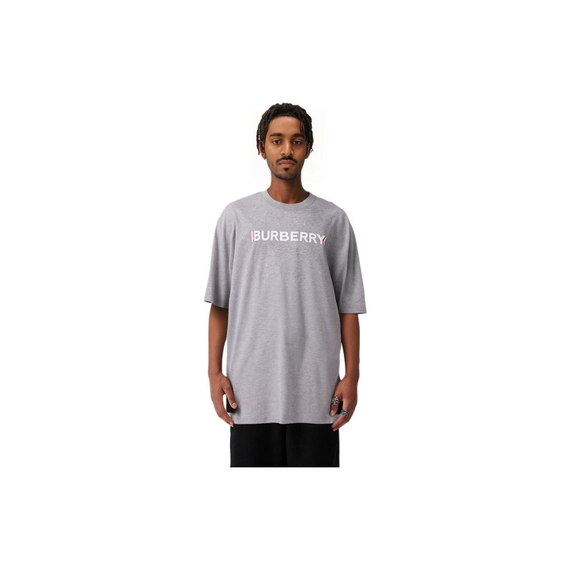 Burberry Burberry Logo Print T-Shirt Gray Size XL Size US XL / EU 56 / 4 - 9 Thumbnail